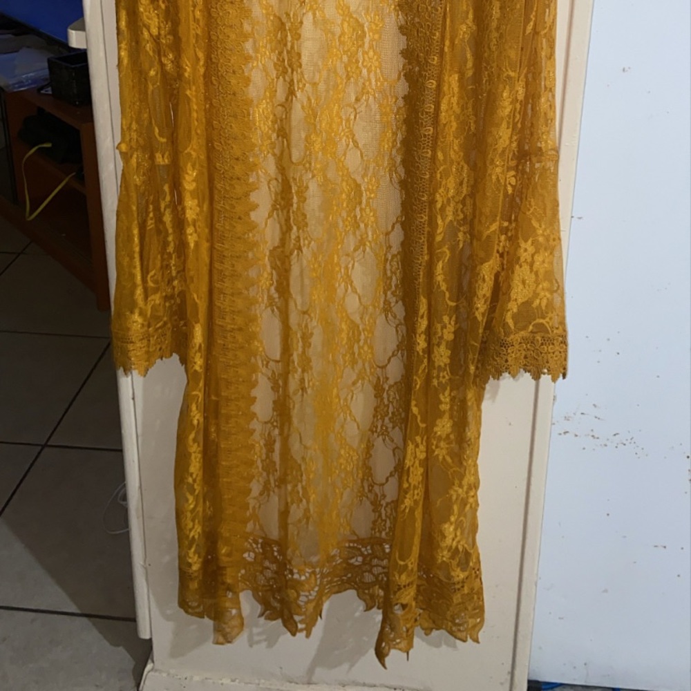 Embroidered Lace Cardigan